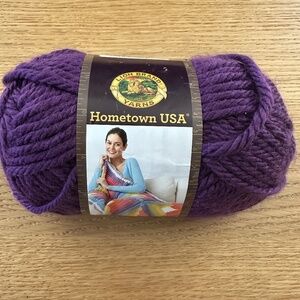 LION Brand Yarn Color#148 Portland Wine